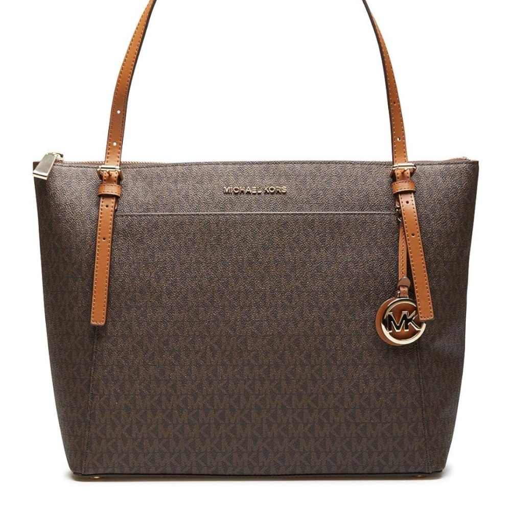MICHAEL KORS Voyager Large Signature East-West Top-Zip Tote #30F9GV6T9B | DISCT.